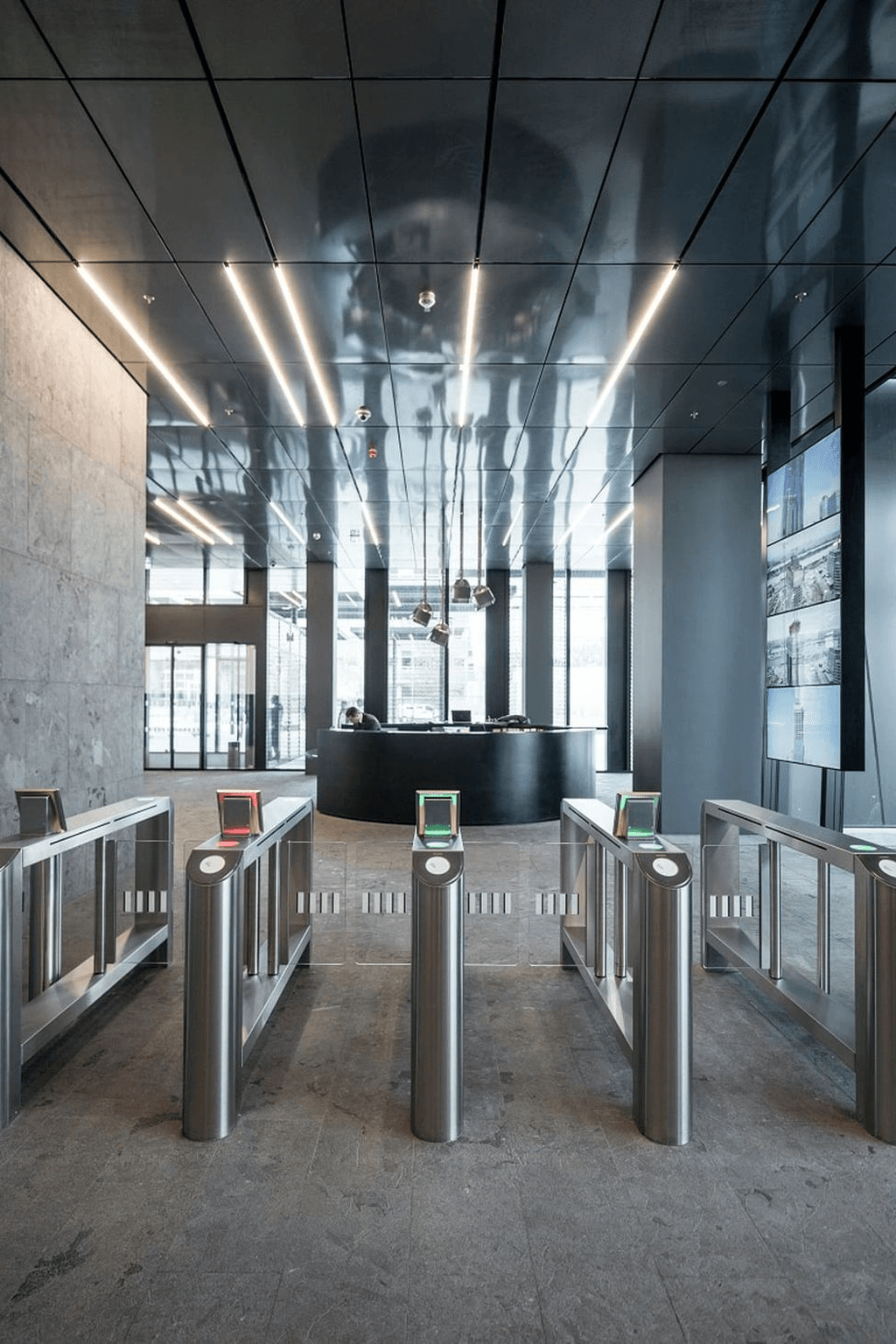 Commercial gym access control and turnstile system